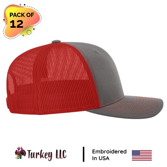 12 RED RICHARDSON HAT  WITH YOUR LOGO main image 7